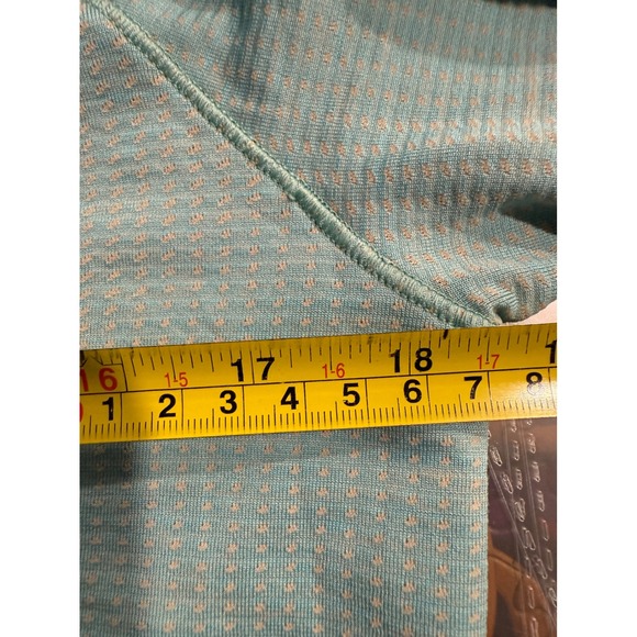 Lululemon Light Blue Textured Short Sleeve Athletic Training T-Shirt - Picture 8 of 10